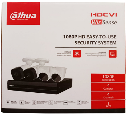 Dahua HDCVI Full Color Kit 1080P - 4 Channel