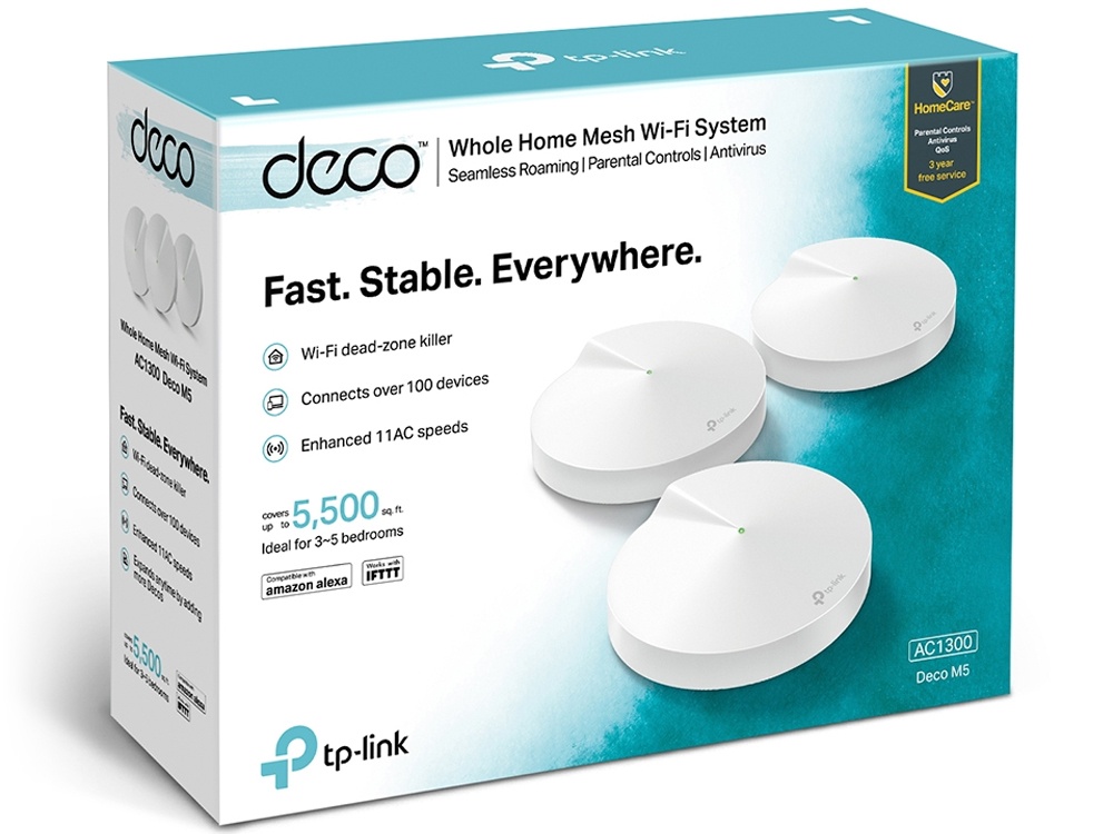 Deco Whole-Home Wi-Fi (3pack)