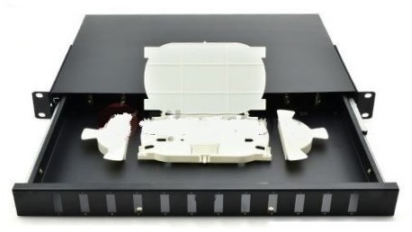 12 Cores Fiber Tray & Patch Panel, SC Adaptor