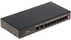 Dahua 10 Port Fast Ethernet Switch w/ 8 Port PoE