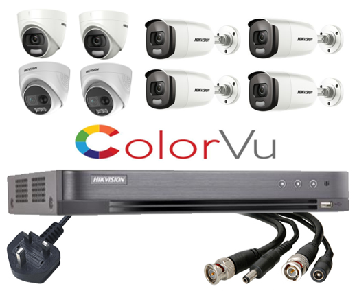 Hikvision 8 Channel Package 2MP ColorVu