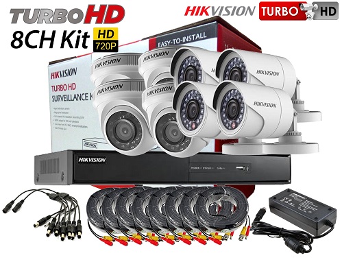 Hikvision 8 Channel Package 1MP