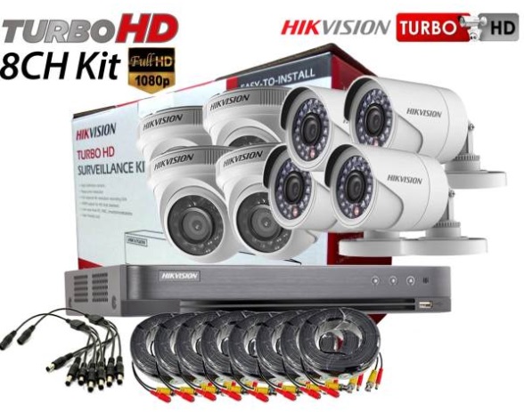 Hikvision 8 Channel Package - 2MP